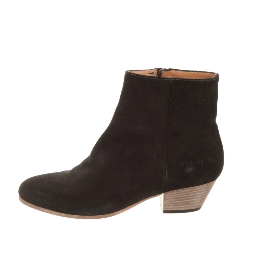 Woman by Common Projects Suede Booties Size 39